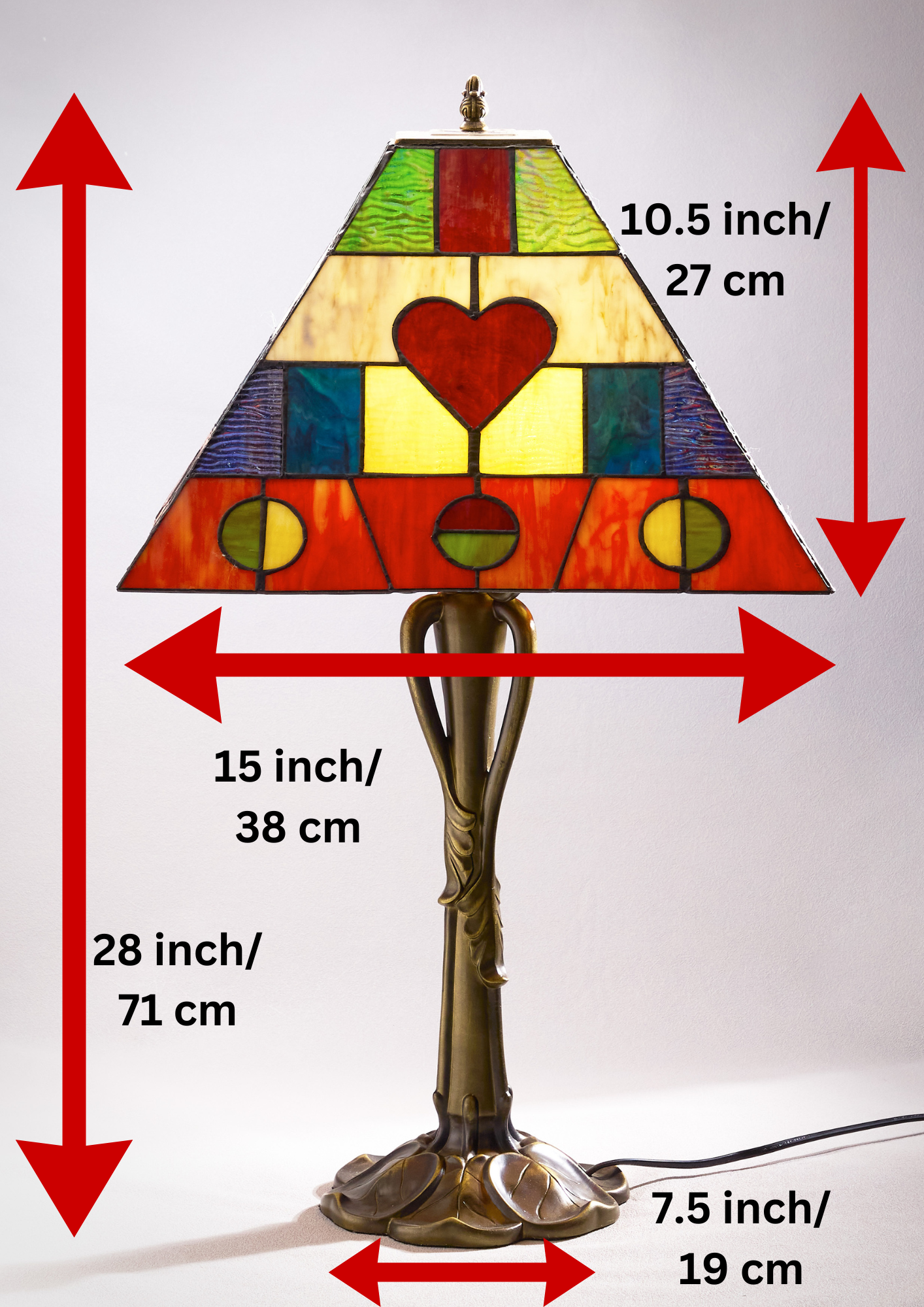 Queen of Hearts - Lamp